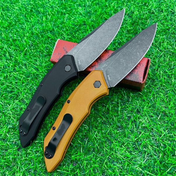 7100 Outdoor Camping Portable EDC Equipment Self Defense Folding Blade Sharp Fruit Knife - Image 2