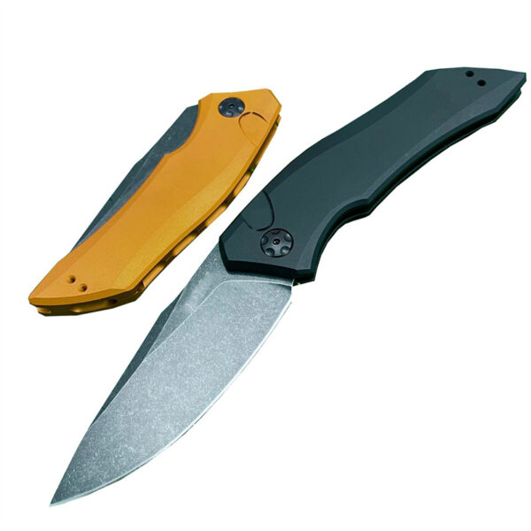7100 Outdoor Camping Portable EDC Equipment Self Defense Folding Blade Sharp Fruit Knife - Image 6